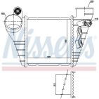 Intercooler Echangeur Radiateur Pour VW Audi Seat Skoda 1J0145803A 1J0.145.803A