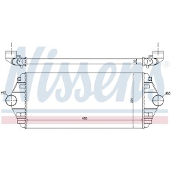 Intercooler Echangeur Radiateur Pour Peugeot Fiat Citroën Lancia 0384.E7