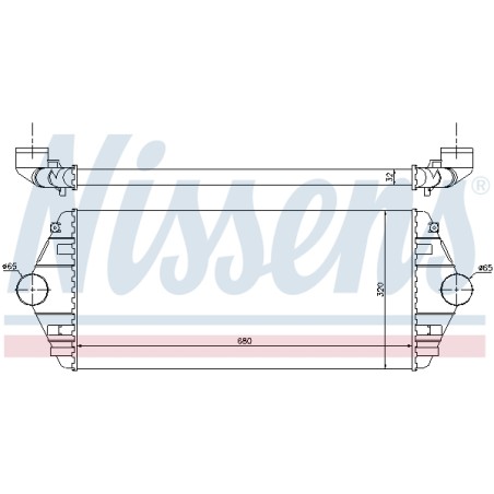 Intercooler Echangeur Radiateur Pour Peugeot Fiat Citroën Lancia 0384.E7
