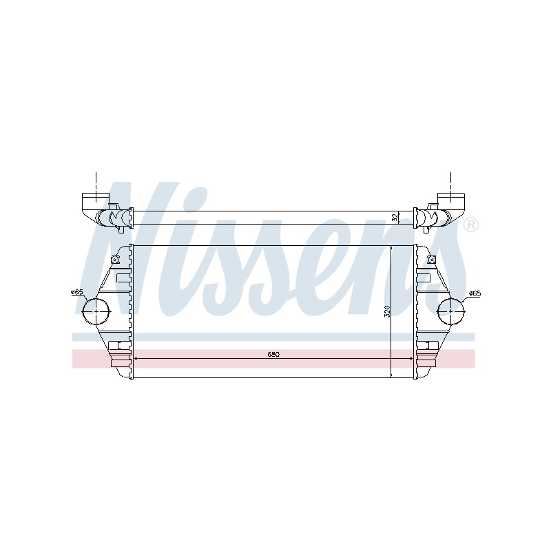 Intercooler Echangeur Radiateur Pour Peugeot Fiat Citroën Lancia 0384.E7