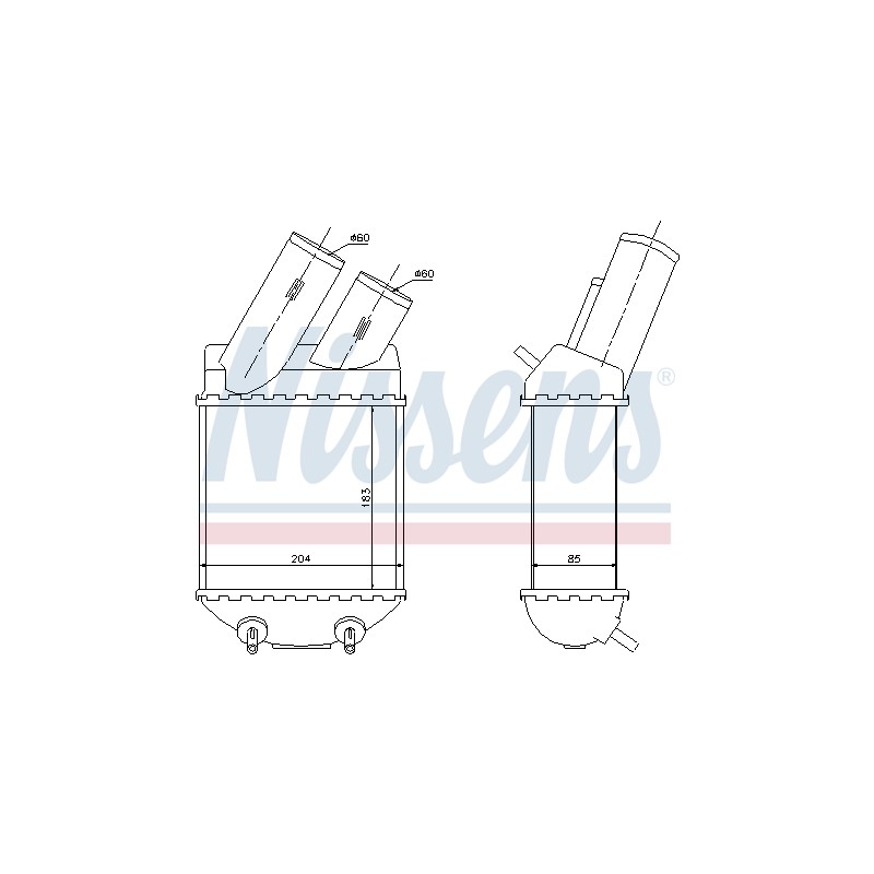Intercooler Echangeur Radiateur Pour Renault Megane I Scenic Scénic 7700838130