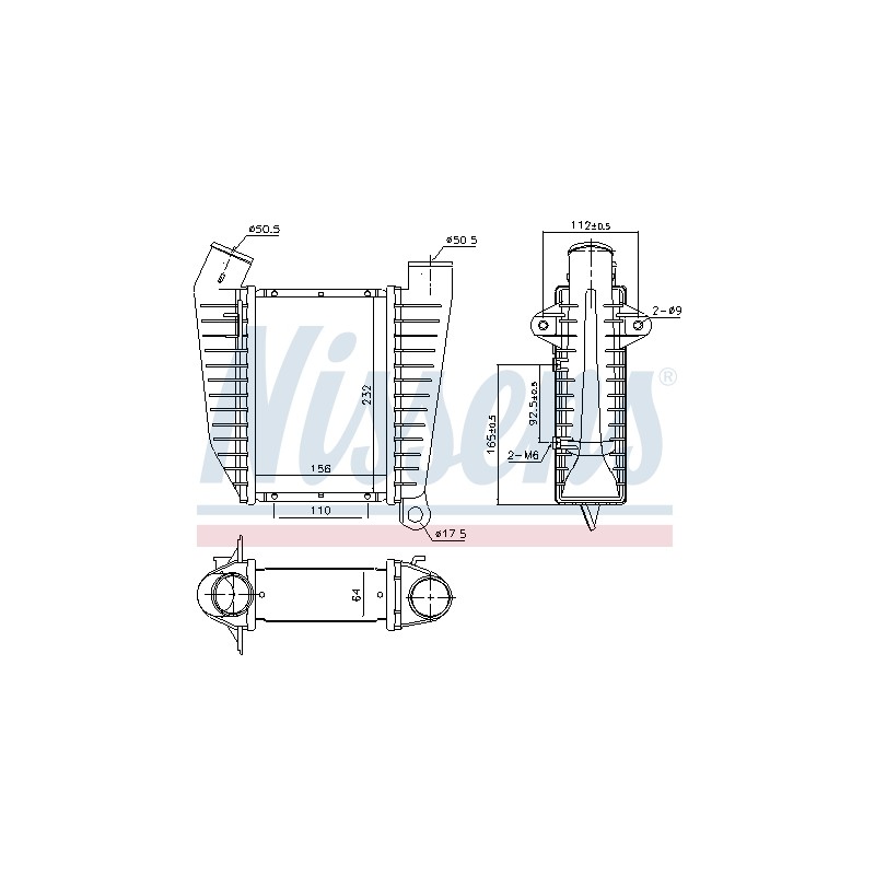 Intercooler Echangeur Radiateur Pour Opel Omega A B Vauxhall CarltonI Omega (B)
