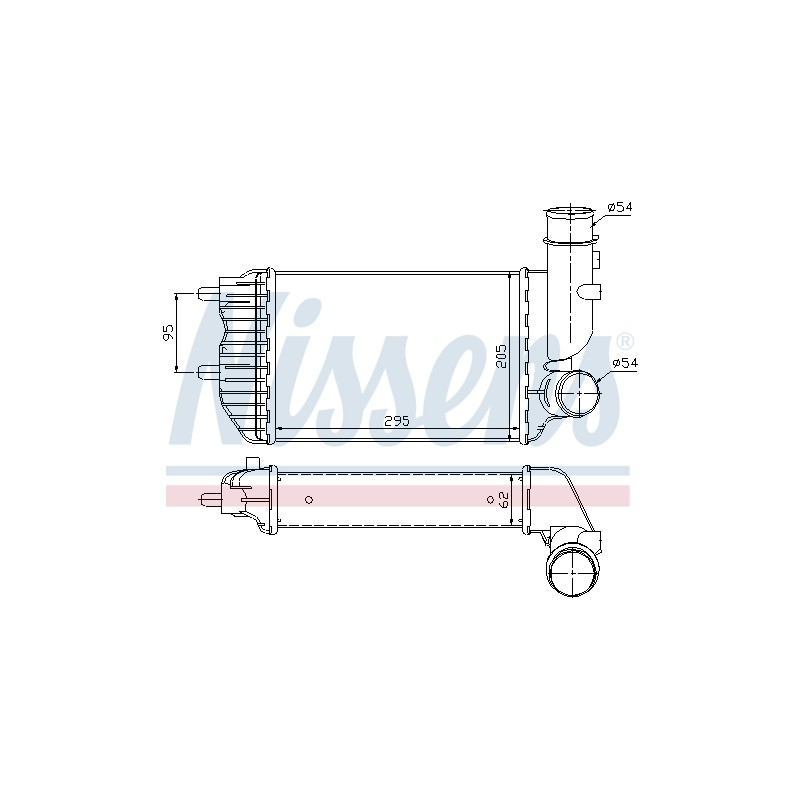 Intercooler Echangeur Radiateur Pour Peugeot Boxer Fiat Citroën 0384E4 0384G8