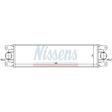 Intercooler Echangeur Radiateur Pour Renault Opel Nissan Vauxhall 2141000QAA