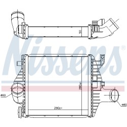 Intercooler Echangeur Radiateur Pour MERCEDES Classe V Vito