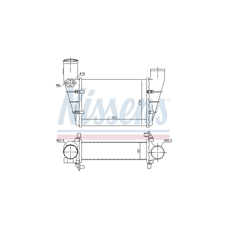 Intercooler Echangeur Radiateur Pour VW Passat Audi A4 A6