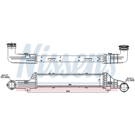 Intercooler Echangeur Radiateur Pour MERCEDES Classe E T-Model