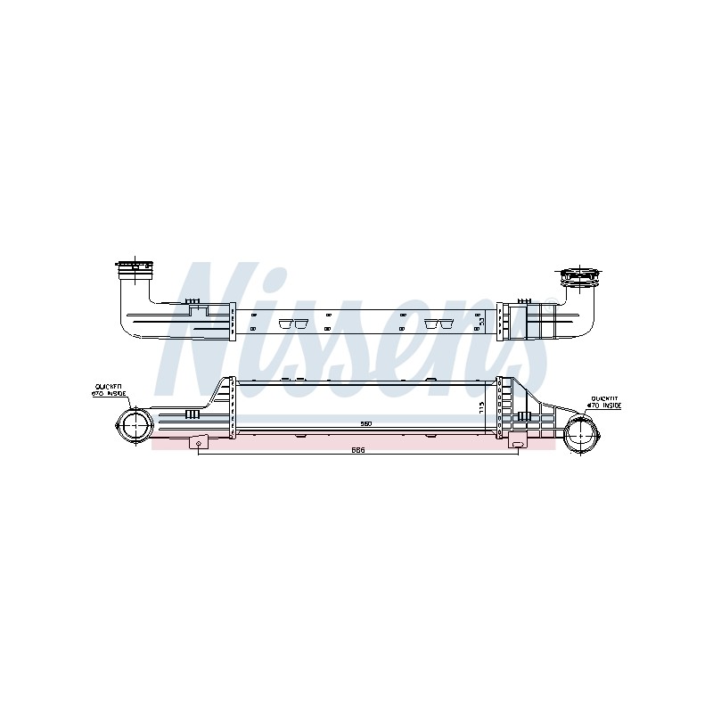 Intercooler Echangeur Radiateur Pour MERCEDES Classe E T-Model
