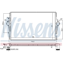 Intercooler Echangeur Radiateur Pour Volvo S60 I S80 V70 II 30741580 30748809