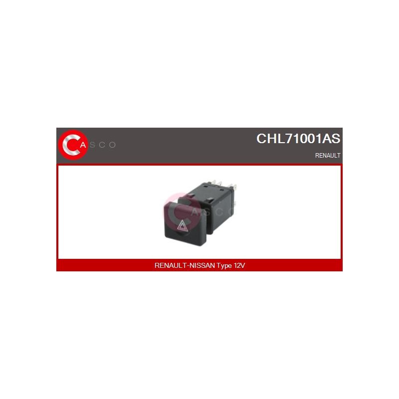 Bouton Warning Pour Renault 9 7700765726