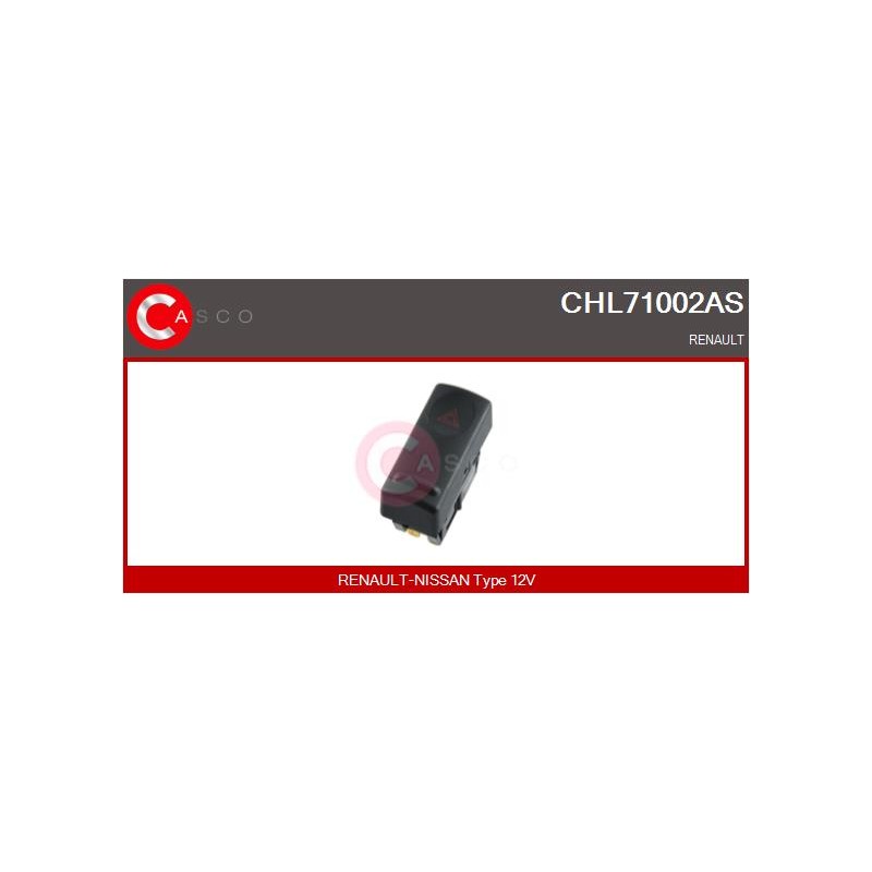 Bouton Warning Pour Renault 19 II 7700817335