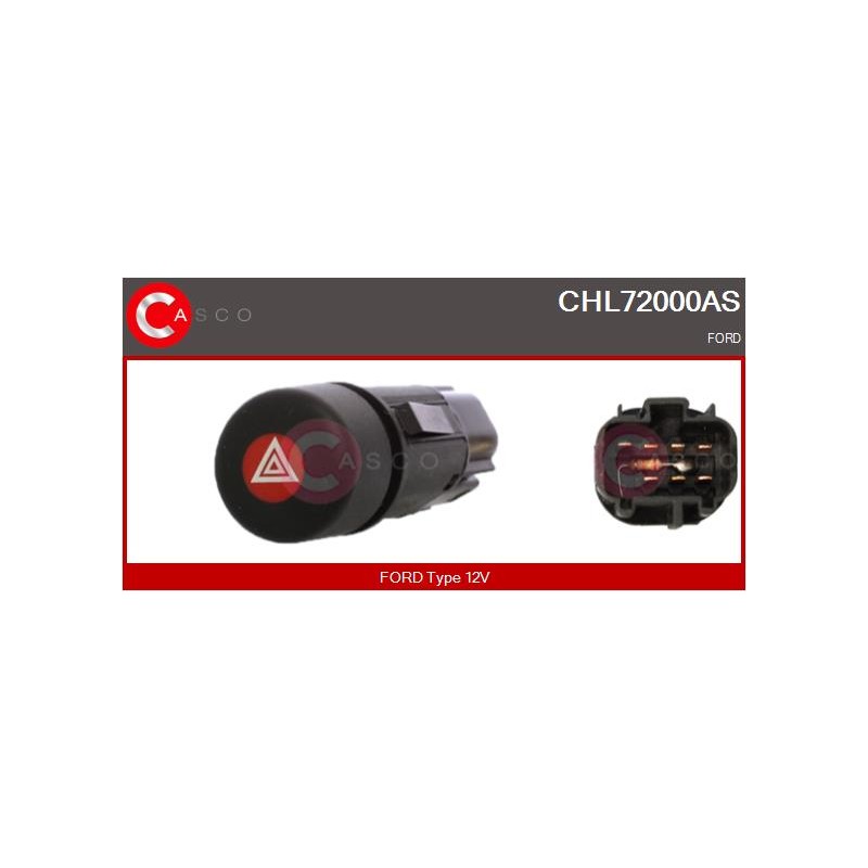 Bouton Warning Pour Ford Transit 1036554 97KG-13A350-AB 97KG-13A350-AC