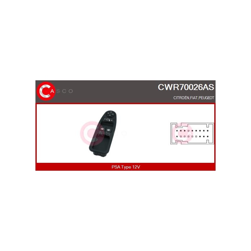 Commande Lève Vitre Pour Peugeot Expert Fiat Scudo Citroën Jumpy 1401228388