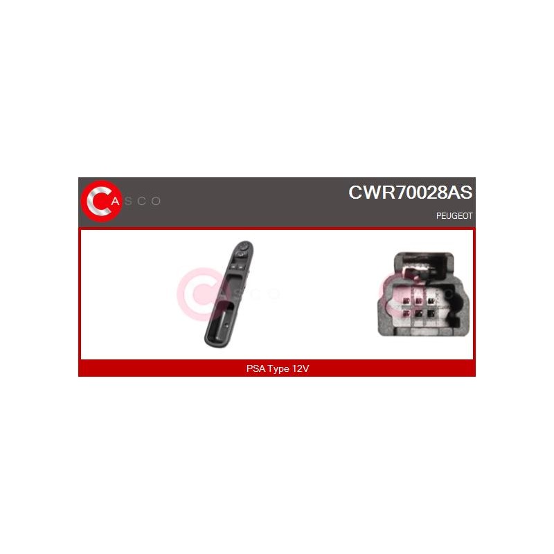 Commande Lève Vitre Pour Peugeot 307