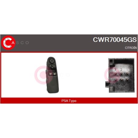 Commande Lève Vitre Pour Citroën C4 Picasso