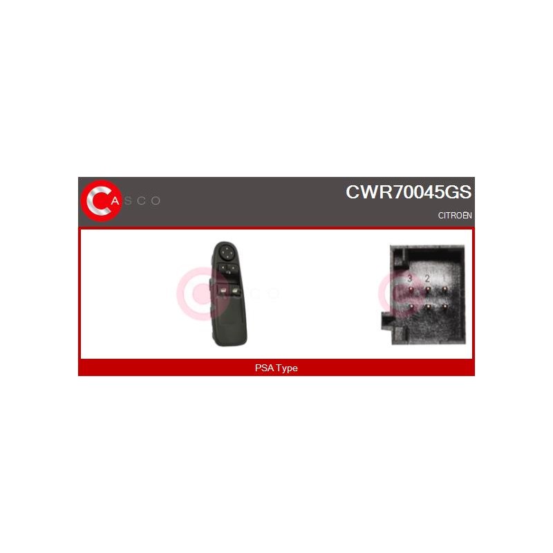 Commande Lève Vitre Pour Citroën C4 Picasso
