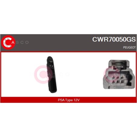 Commande Lève Vitre Pour Peugeot 307