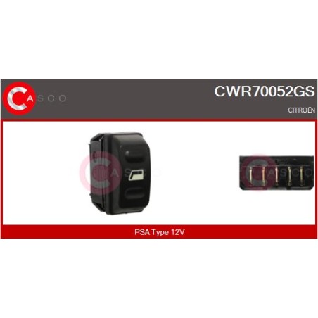 Commande Lève Vitre Pour Citroën Saxo Xsara Picasso