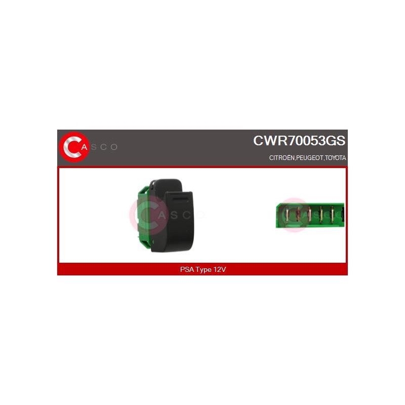 Commande Lève Vitre Pour Peugeot 107 Toyota Aygo Citroën C1