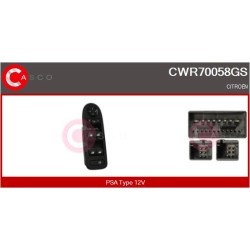 Commande Lève Vitre Pour Citroën C3 II -