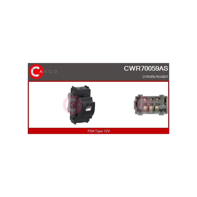 Commande Lève Vitre Pour Peugeot 208 II Expert Partner Rifter Traveller