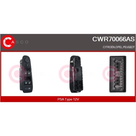 Commande Lève Vitre Pour Peugeot 208 II 308 508 2008 3008 5008 Opel Citroën