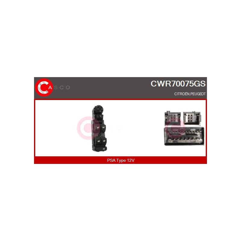 Commande Lève Vitre Pour Peugeot 3008 5008 II Citroën C4 Picasso II