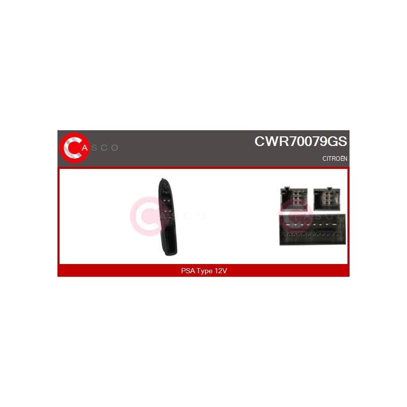 Commande Lève Vitre Pour Citroën C4 II -