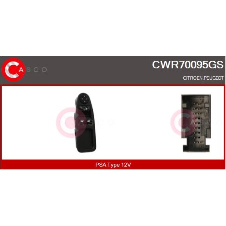 Commande Lève Vitre Pour Peugeot Expert Citroën Jumpy