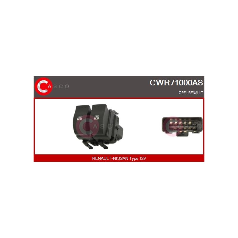 Commande Lève Vitre Pour Renault Megane II Trafic 000052356 2540000QAA