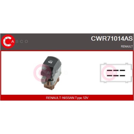 Commande Lève Vitre Pour Renault Megane II 8200108266 8200414961