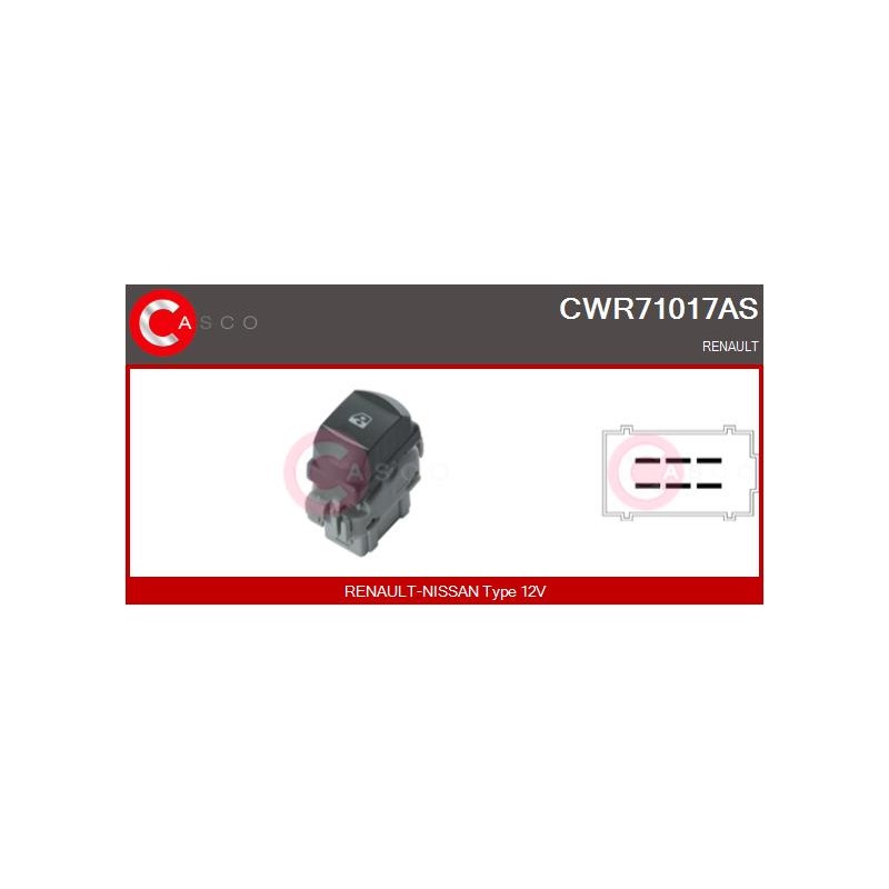 Commande Lève Vitre Pour Renault Megane II 8200315013 8200414962