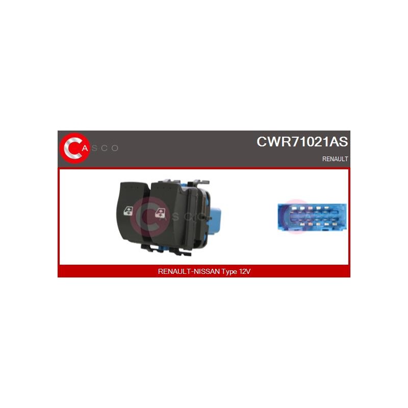 Commande Lève Vitre Pour Renault Megane II Scénic 8200107772