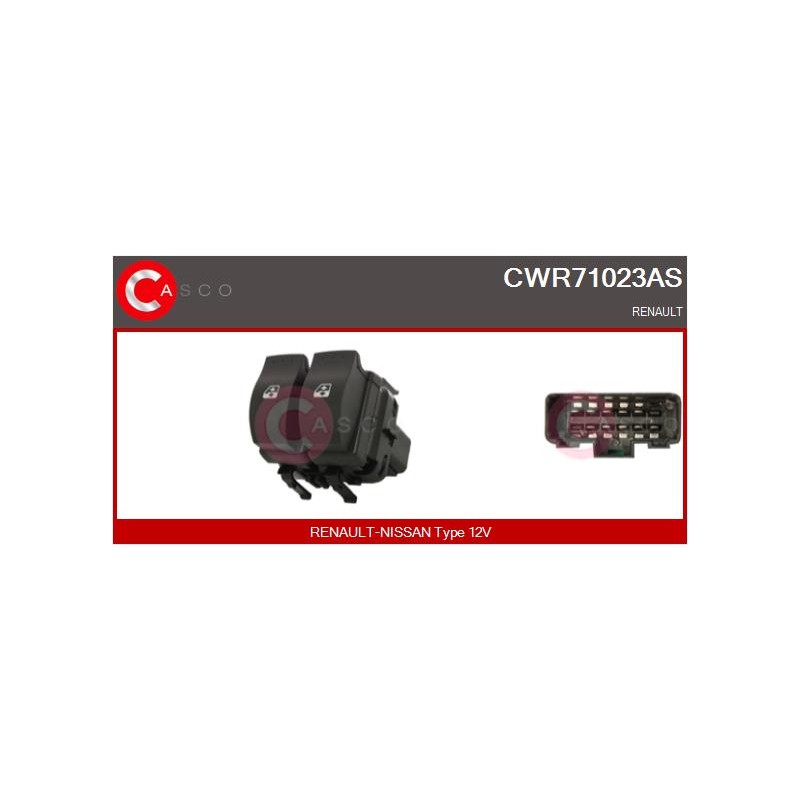 Commande Lève Vitre Pour Renault Clio III Laguna Megane II Scénic 8200060045