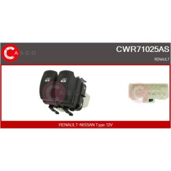 Commande Lève Vitre Pour Renault Clio III 8200214943