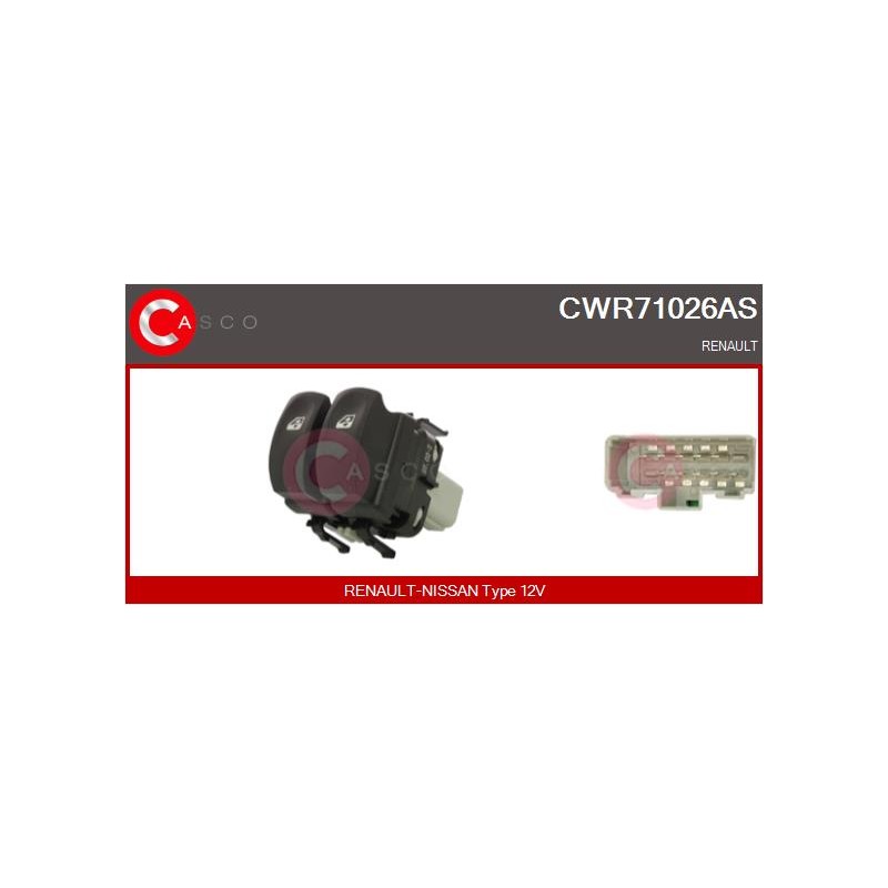 Commande Lève Vitre Pour Renault Clio III Modus Twingo II 8200214939