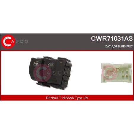 Commande Lève Vitre Pour Renault Captur I Clio IV Dacia Opel 254118722R
