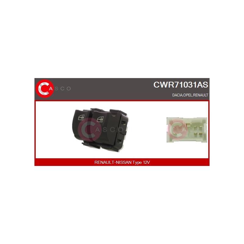 Commande Lève Vitre Pour Renault Captur I Clio IV Dacia Opel 254118722R