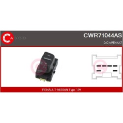 Commande Lève Vitre Pour Renault Logan II Dacia Logan II MCV Sandero