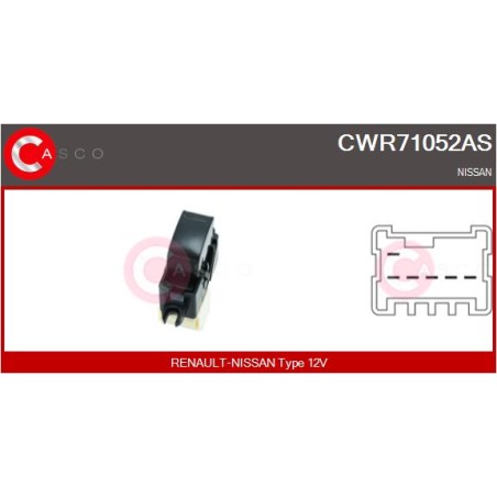 Commande Lève Vitre Pour Nissan Pathfinder II 25411-0V000