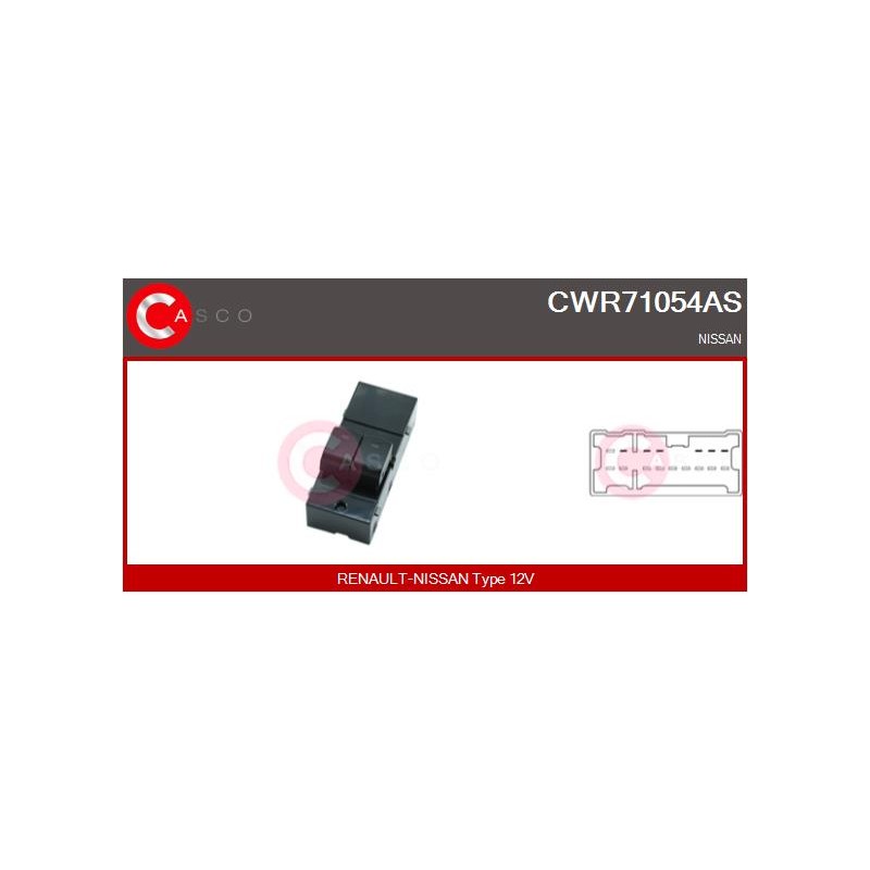 Commande Lève Vitre Pour Nissan Micra C+C III 25401-AX600