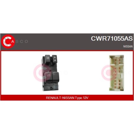 Commande Lève Vitre Pour Nissan Micra IV 25401-1HB0C 25401-3BB0C