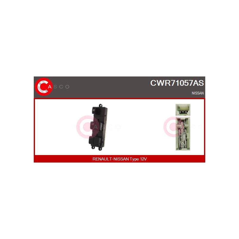 Commande Lève Vitre Pour Nissan Pathfinder III Qashqai +2 I 25401-4X00D