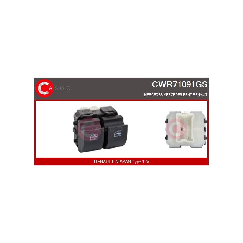 Commande Lève Vitre Pour Renault Dacia Iveco MERCEDES 254117873R 254116484R