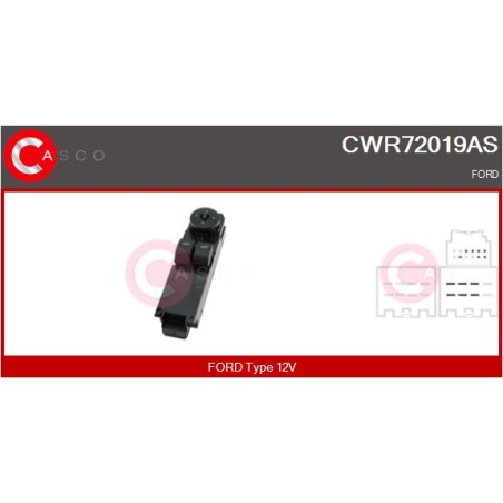 Commande Lève Vitre Pour Ford Tourneo Transit 1815209 DT1T-14A132-AA