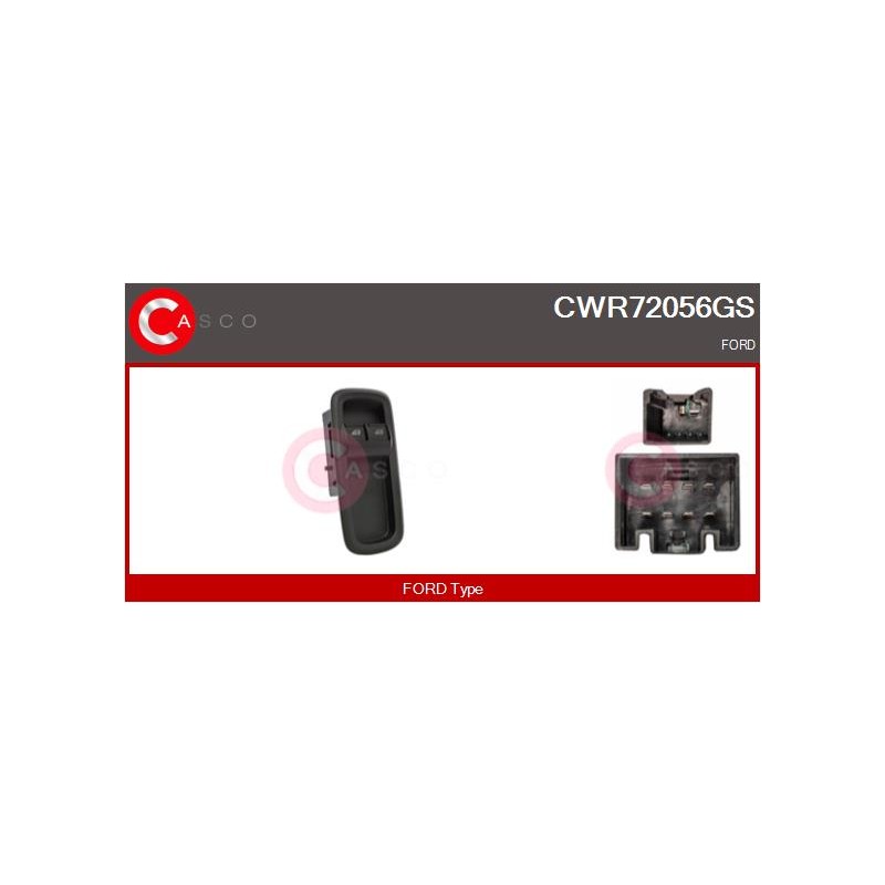 Commande Lève Vitre Pour Ford Fiesta V VI 1547740 8A6T14A132EC