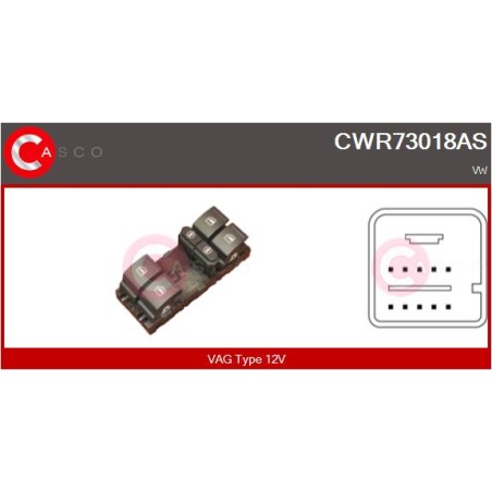 Commande Lève Vitre Pour VW Touareg Touran Seat Alhambra