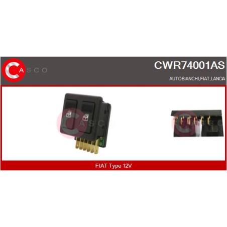 Commande Lève Vitre Pour Fiat UNO Lancia Y10 181449680