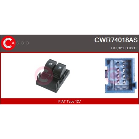 Commande Lève Vitre Pour Fiat Fiorino Qubo 735461275 735461277 7354612770