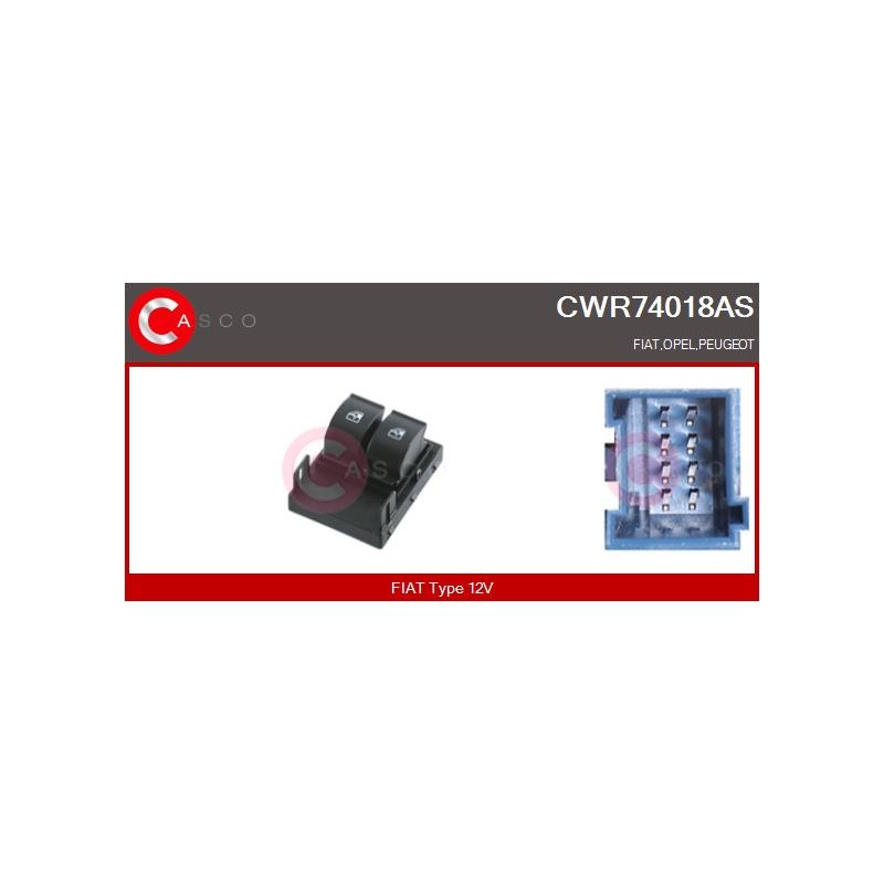 Commande Lève Vitre Pour Fiat Fiorino Qubo 735461275 735461277 7354612770
